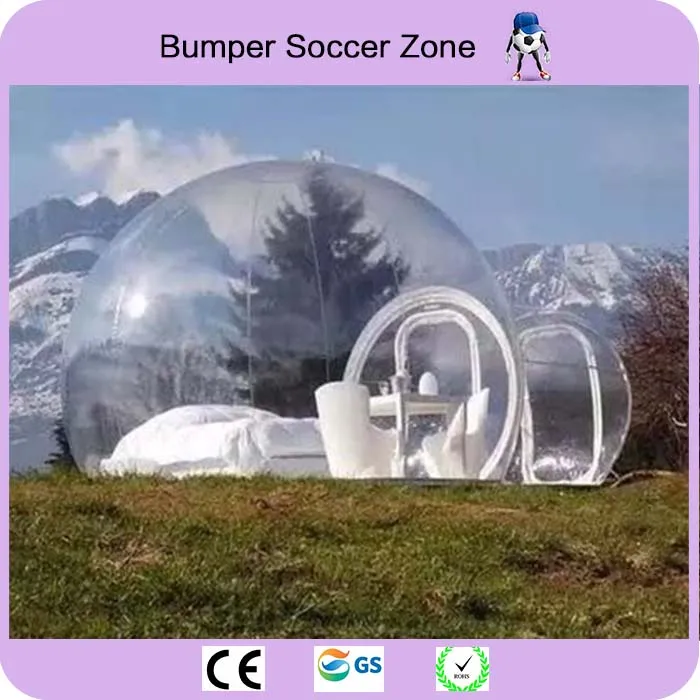  Free Shipping Outdoor Inflatable Camping Bubble Tent Inflatable Lawn Dome Tent Inflatable Tent Tran