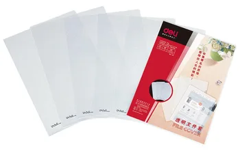 

L Folder Single one-page clip L file bag 10 pcs/packets Deli 5706