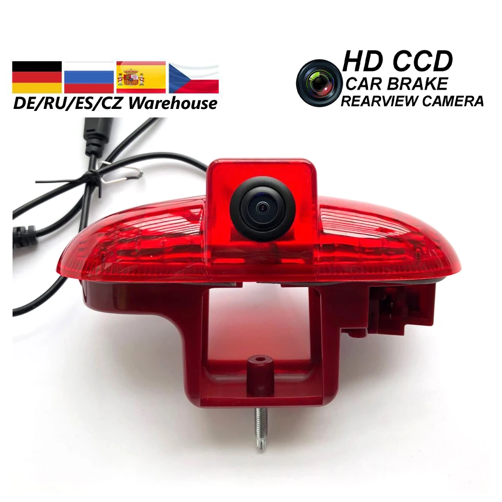 US $63.00 Car Rear View Reverse Camera Brake LED Light Camera for OPEL VAUXHALL VIVARO 20012014 Renault TRAFIC 20012014 Nissan Primastar