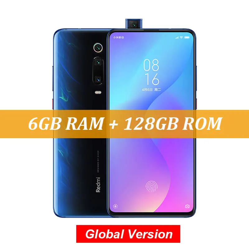 Глобальная версия Xiaomi mi 9 T 9 T Red mi K20 6GB 128GB восьмиядерный смартфон Snapdragon 730 6,39 ''AMOLED дисплей 48MP камеры NFC - Цвет: Blue