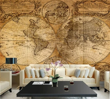 beibehang Custom wallpaper 3D stereo study large mural living room backdrop wall paper seamless covering office world wallpaper custom photo wallpaper 3d stereo dinosaur theme large murals primitive forest living room bedroom backdrop decor mural wallpaper