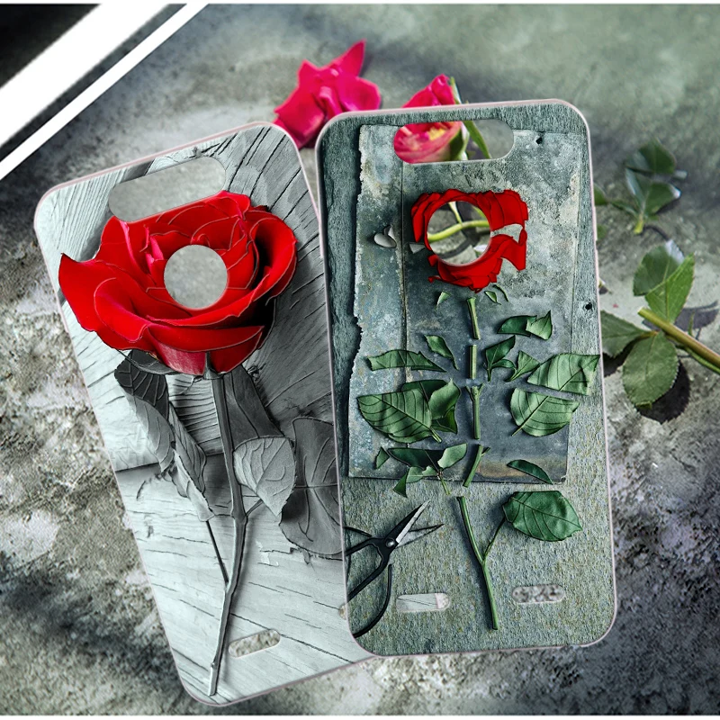 

For ZTE Blade V8 / V8 Lite / V8 Mini Rose Flower Silicone Cover 3D Relief Skin Phone Cases For ZTE Blade A2 / A2 Plus
