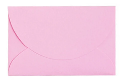 50 шт./лот ручной работы Мини крафт бумажный конверт коричневый и розовый бумажный пакет DIY Многофункциональный Подарочный конверт для свадьбы, дня рождения - Цвет: 2
