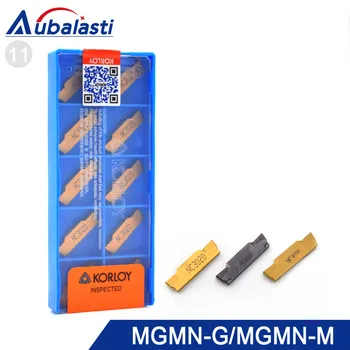 

KORLOY 10PCS MGMN300 M NC3030 MGMN200 G NC3020 Turning Tools Carbide Inserts for Lathe Cutter CNC Carting and Grooving Part
