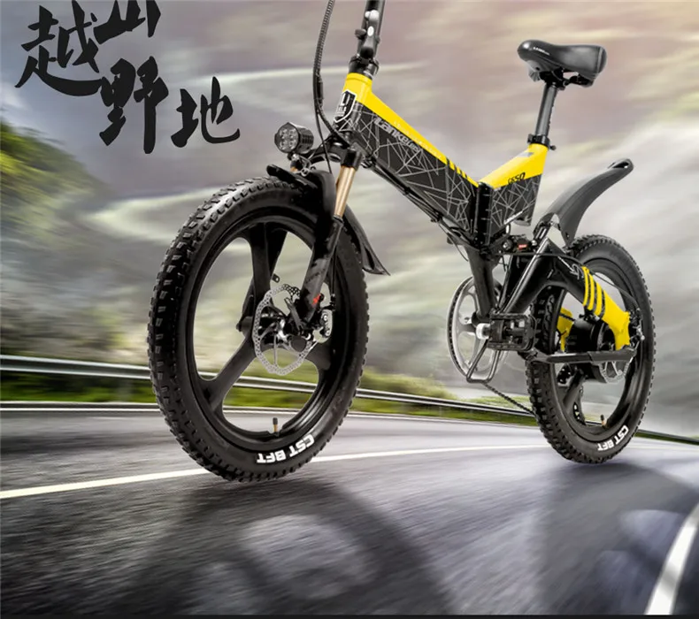 20inch folding electric mountain bicycle 48V400W high speed motor e-bike range 70-100km lightweight Hybrid EMTB electric bike HTB1XiDlahrvK1RjSszeq6yObFXaq - 20inch folding electric mountain bicycle 48V400W high speed motor e-bike range 70-100km lightweight Hybrid EMTB electric bike