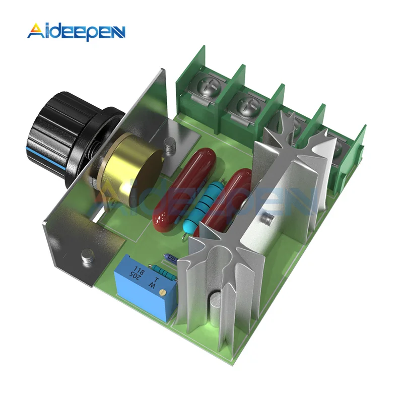 AC 50-220 в 2000 Вт SCR Электронный регулятор напряжения, диммеры, регулятор скорости двигателя, модуль регулятора, высокая мощность, лампа с затемнением