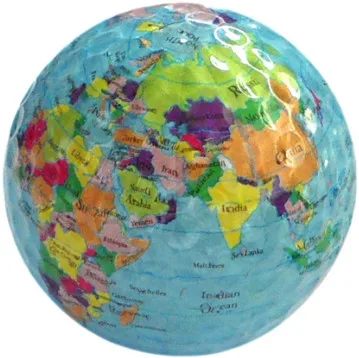 3 шт. горячая распродажа Карта мира мяч для гольфа | Спорт и развлечения