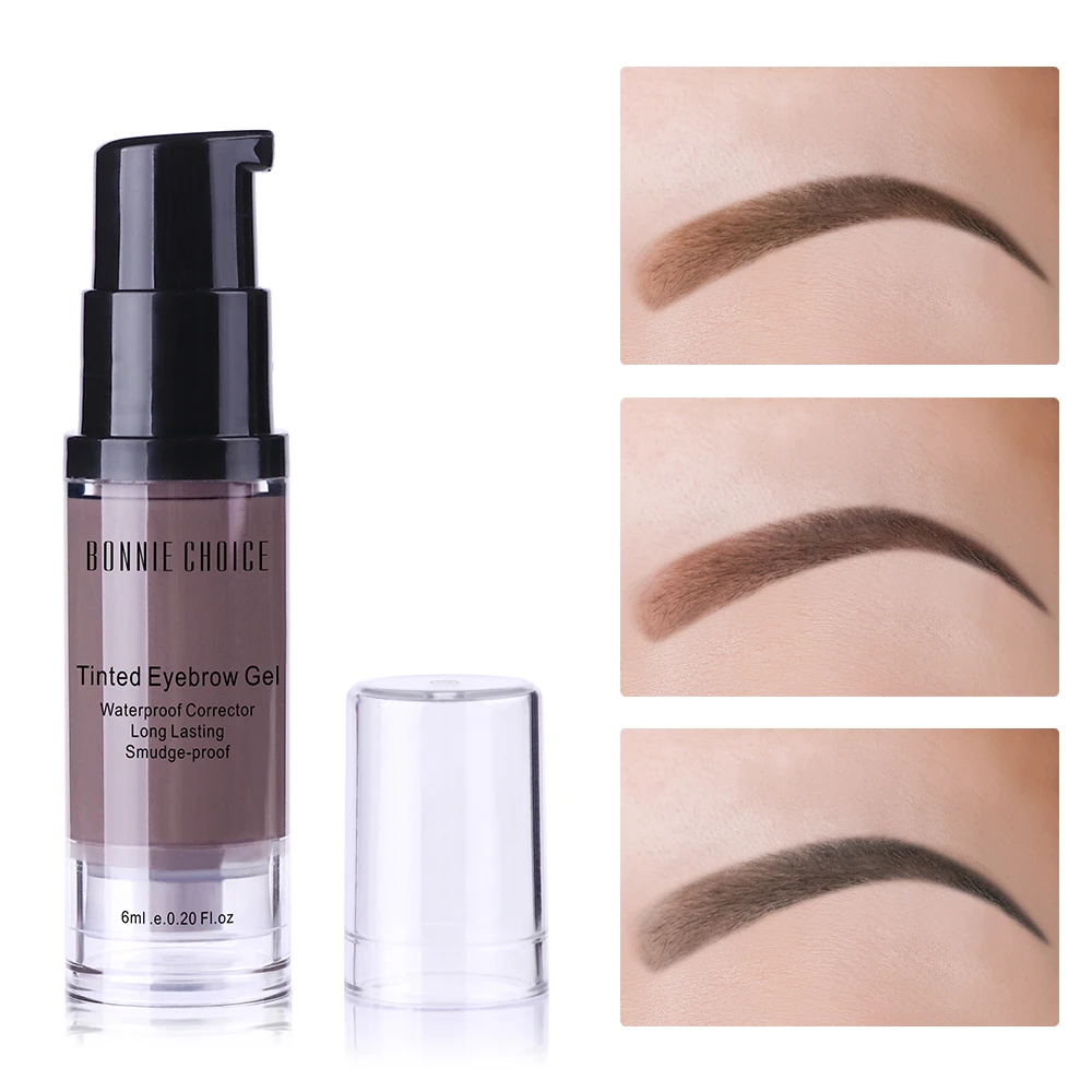 BONNIE CHOICE Eyebrow Gel 6ml Waterproof Henna Eyebrow Tint Gel Enhancer Cosmetic Eye Makeup Tool