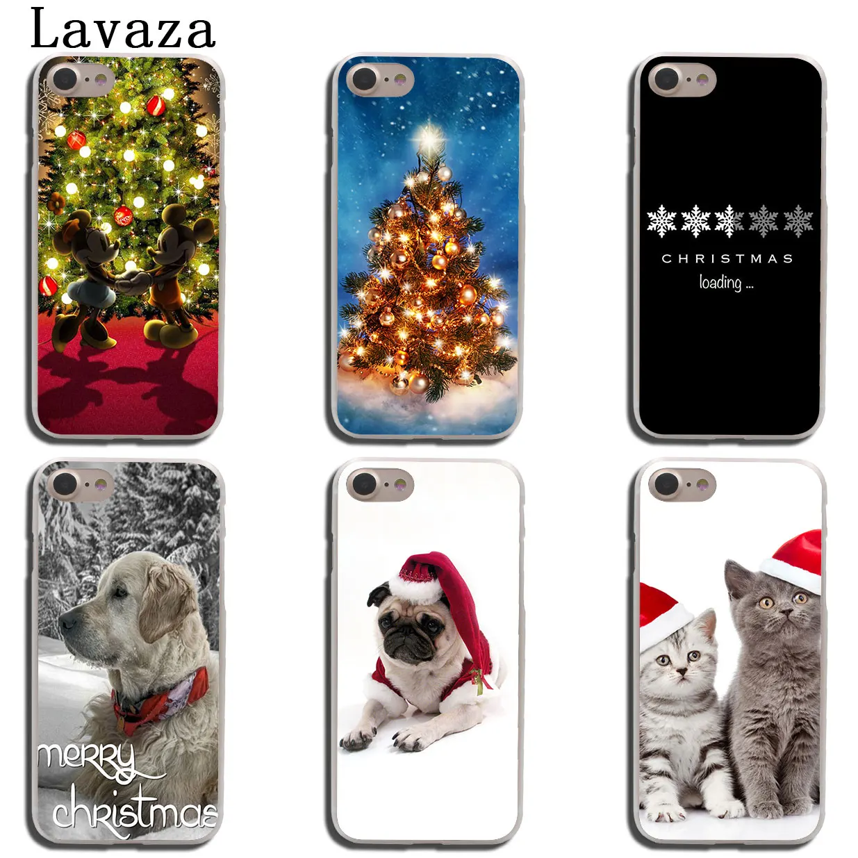 Твердый чехол для телефона Lavaza Merry Christmas happy New Year DOG Для iPhone XR X XS 11 Pro Max 10 7 8 6S 5 5S SE 4S