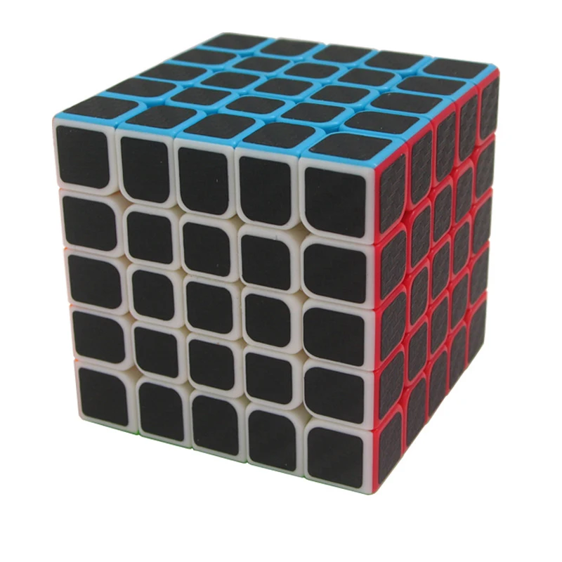 Z cube 14 видов скоростная наклейка из углеродного волокна "Кубики" Волшебный куб Cubo Magico головоломка игрушка для детей подарок игрушка для взрослых - Цвет: 5x5 cube