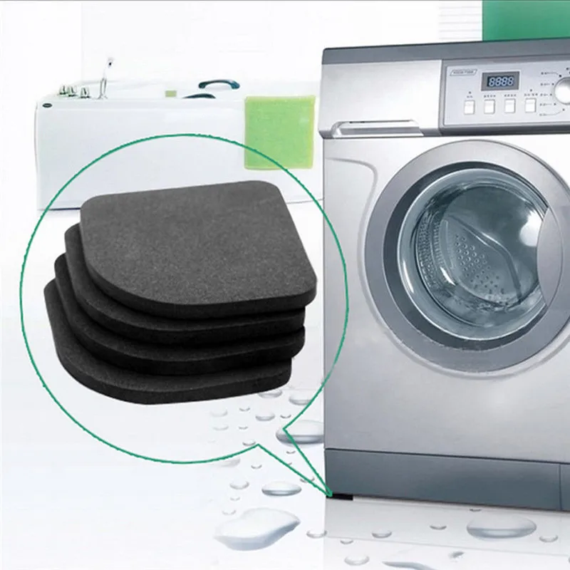 

New 4pcs Washing Machine Anti Vibration Pad Shock Proof Non Slip Foot Feet