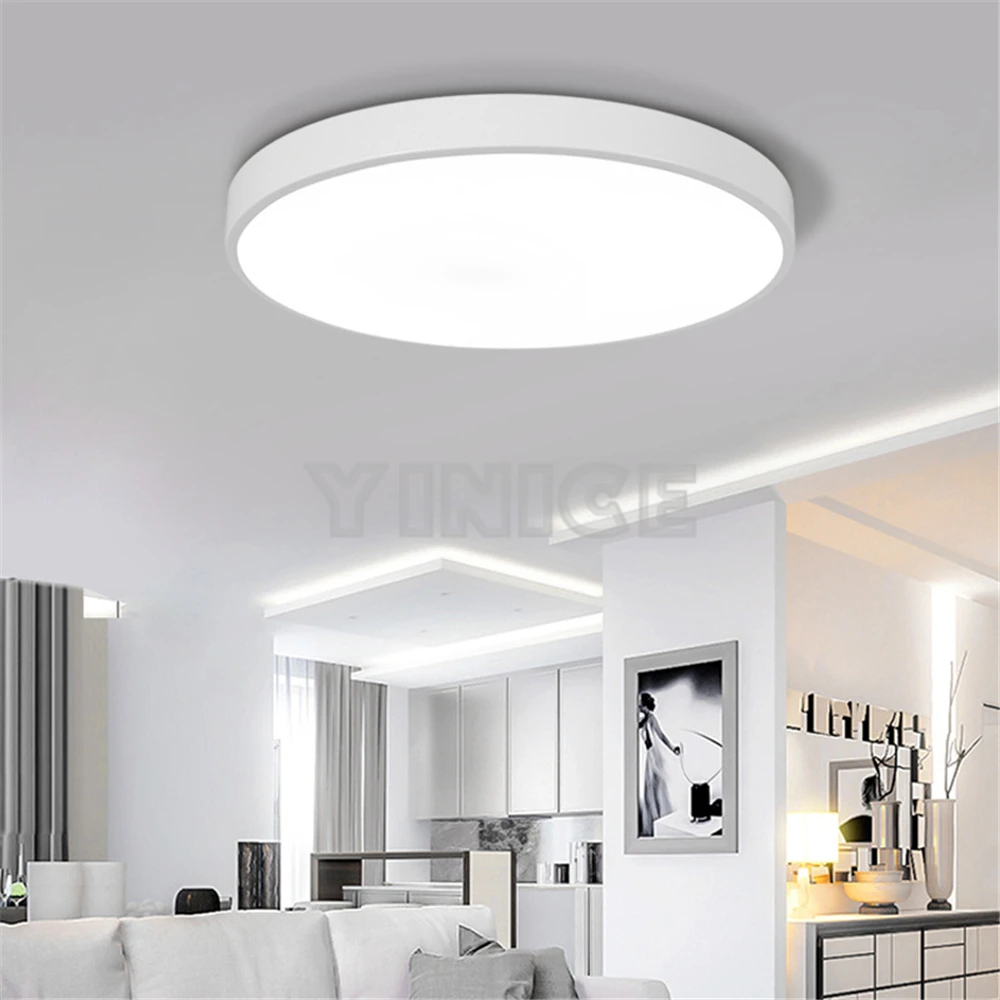 

LED Ceiling Light Modern Lamp Living Room Lighting Fixture Bedroom Kitchen High brightness White light ultra-thin high 5cm