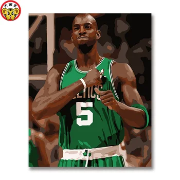 

Kevin Garnett American professional basketball player, power forward/center, nicknamed Garnett Digital Oil Painting DIY Painting