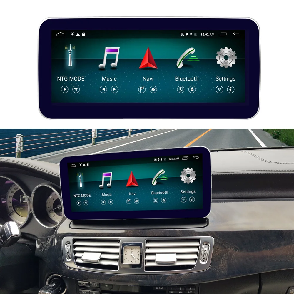 Perfect 8-Core 4+64G Car Android 10.25 inch Display for Mercedes Benz CLS W218 2010-2014 Command System Upgrade Screen Head Up Monitor 1