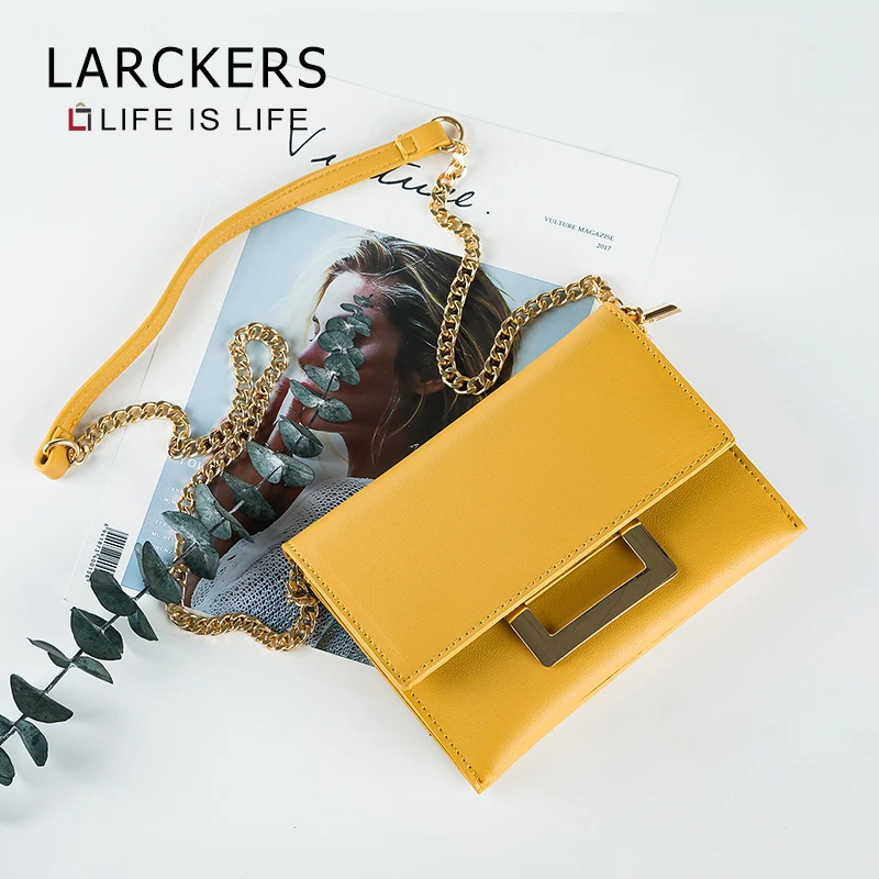Larckers Брендовая женская сумка через плечо из искусственной кожи 3 слоя модные