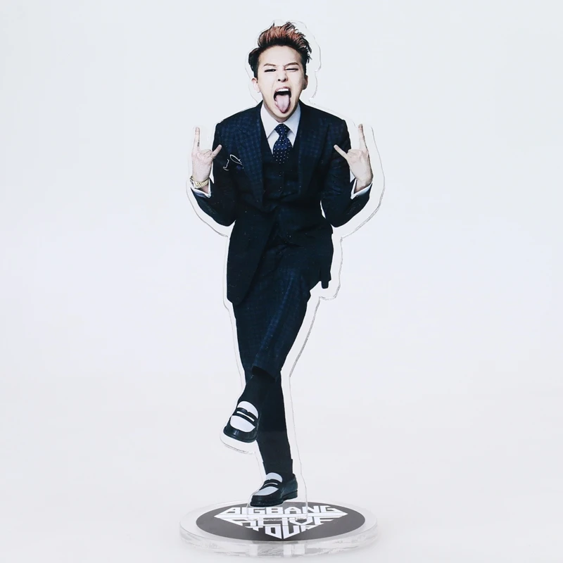 [MYKPOP]BIGBANG акриловая модель фигуры стоячая пластина коллекция фанатов KPOP 20 см в