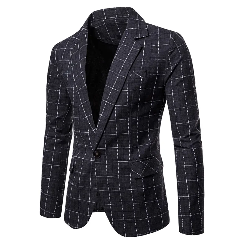 Riinr New Arrival Brand Clothing Autumn Suit Blazer Men Fashion Slim Male Suits Casual Solid Color Masculine Blazer Size M-3XL
