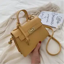 Короткая деловая OL пряжка на пояс сумка-мессенджер Feminina сумки для 2019 лоскут Женская сумка через плечо женская сумка на плечо #1536