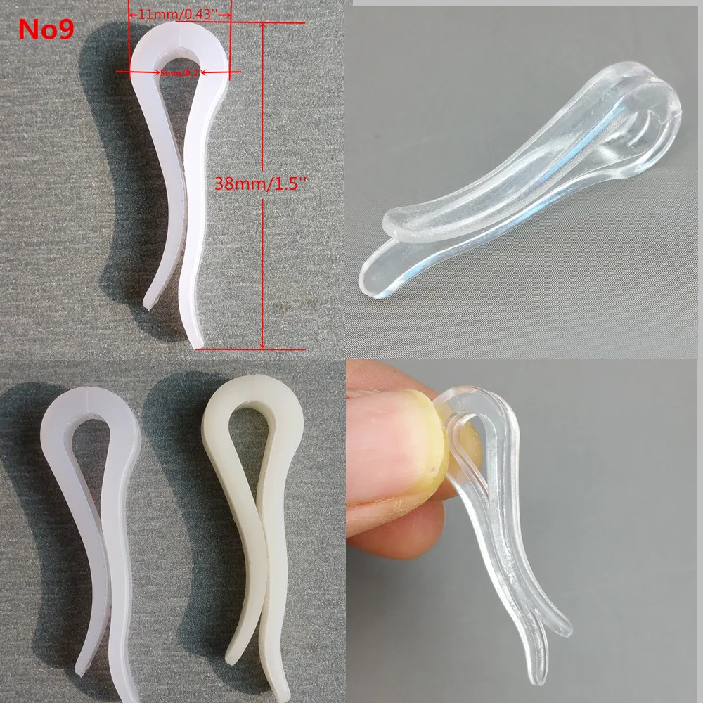 Aperte o Aperto da Braçadeira de Plástico Irregular para Vestuário Transparente Pacote Camisa Roupas Pequeno Clipe Vestuário Acessórios 1000 Pcs 14 Cheap Grampos