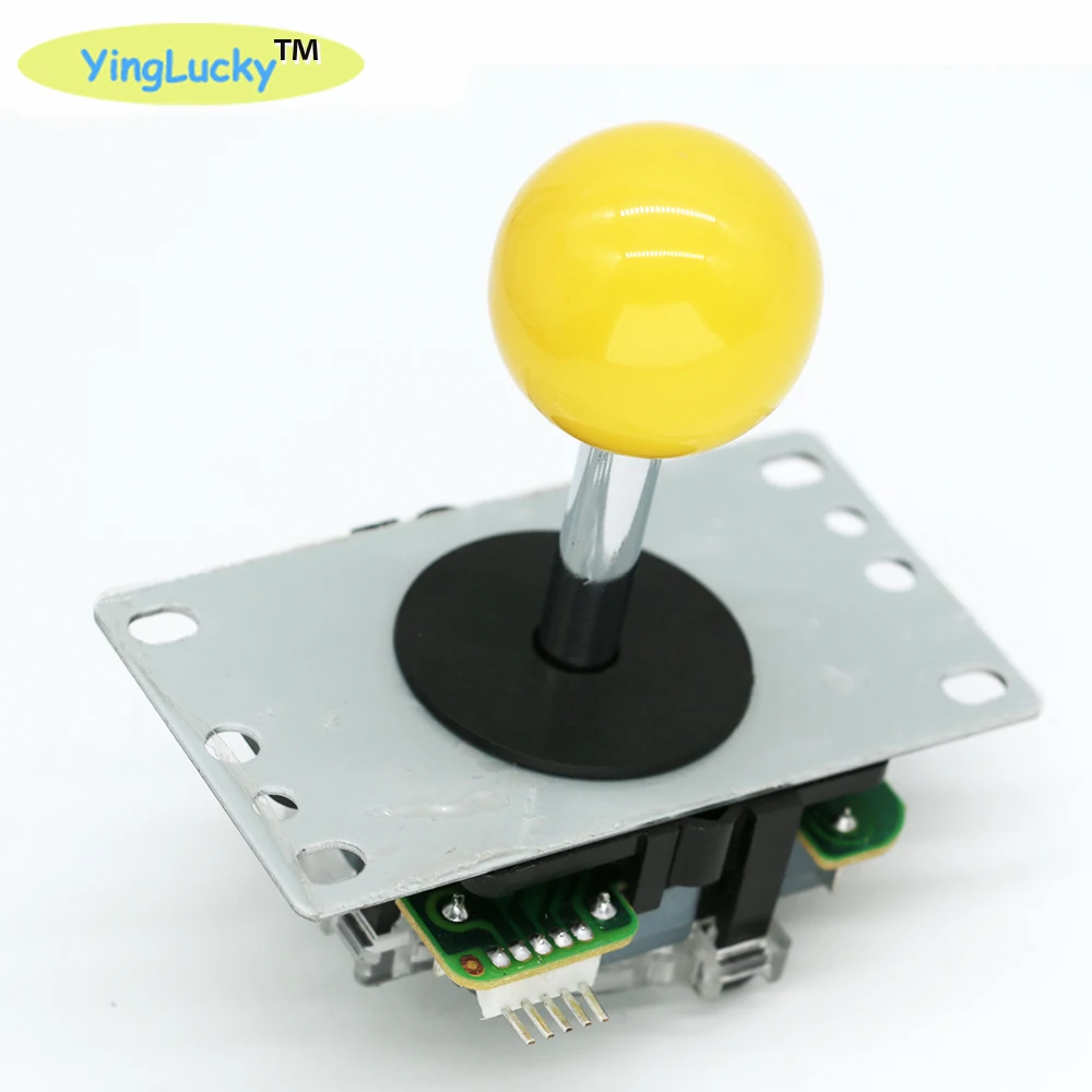 

yinglucky Arcade Classic Joystick 4 way 5pin DIY Game Joystick Red Ball Fighting Stick Replacement Parts For Game Arcade jamma