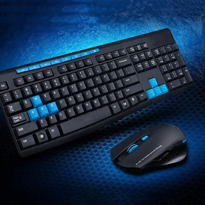 

New Wireless Gaming Keyboard Mouse Combo 2.4G Mice Mechanical Multimedia Set for Computer PC Q99 SL@88