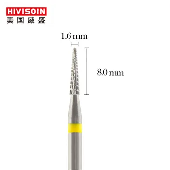 

Spiral cut super fine (1303.016)- ISO137 -Tungsten Carbide Burs - HIVISOIN Carbide Nail Drill Bit&Dental Burs
