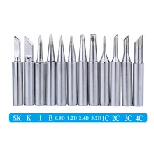 10 шт./лот жало паяльника без свинца 900M-T сварки жало паяльное жало для 936/937/938/969/8586/852D паяльная станция