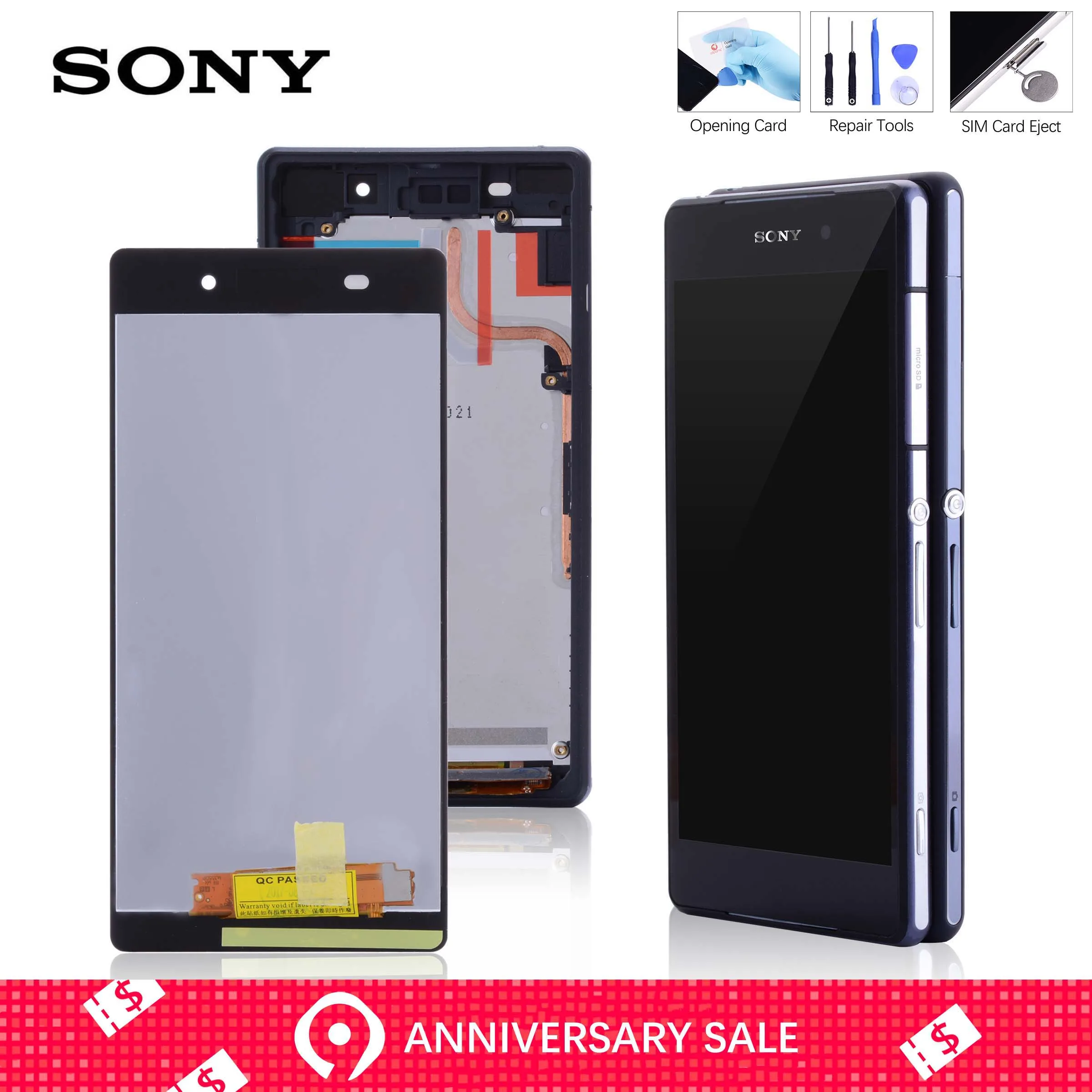 

3G / 4G Version Original LCD For SONY Xperia Z2 Display Touch Screen Digitizer For SONY Xperia Z2 LCD D6502 D6503 D6543
