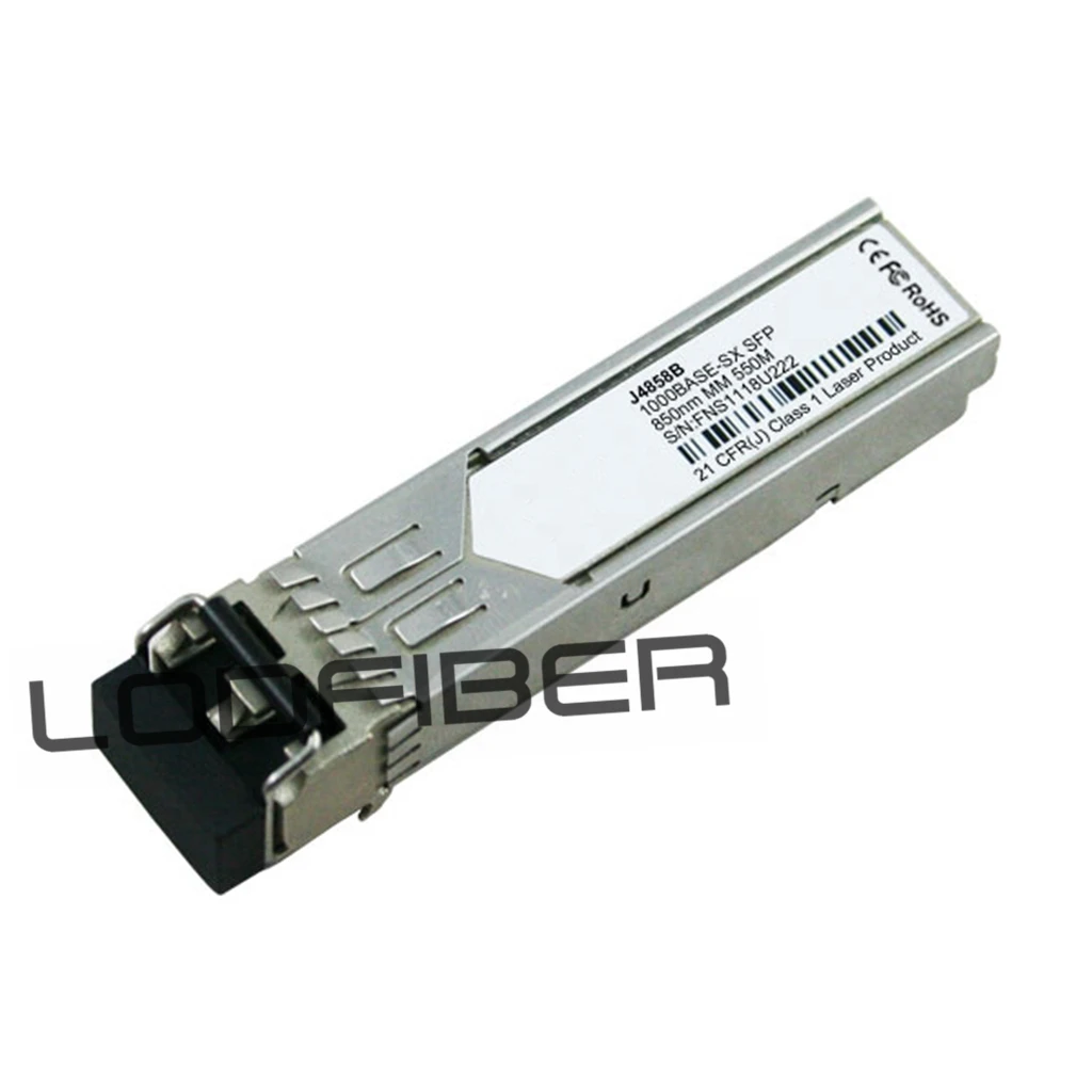 

LODFIBER J4858B H-P-E Compatible 1000BASE-SX SFP 850nm 550m DOM Transceiver