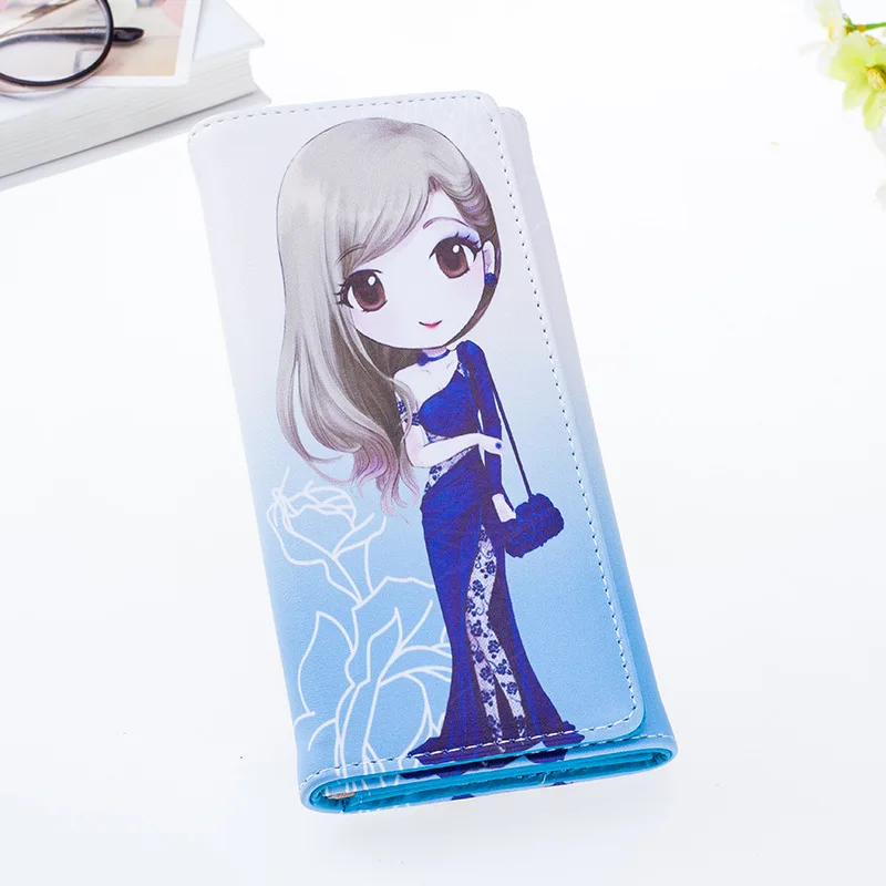 

Lady Wallets Cartoon Girls Women Purses Handbags Money Coin Purse Pocket Cards ID Holder Long Female Wallet Pouch Notecase