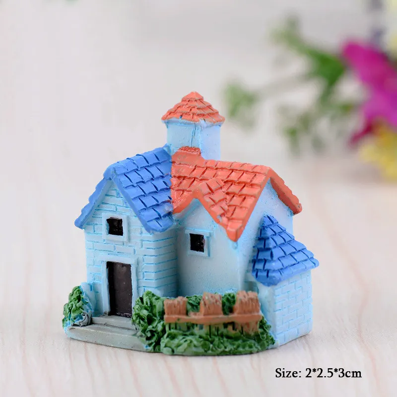1pcs Vintage Artificial Pool Tower Miniature House Fairy Garden Home Decoration Mini Craft Micro Landscaping Decor