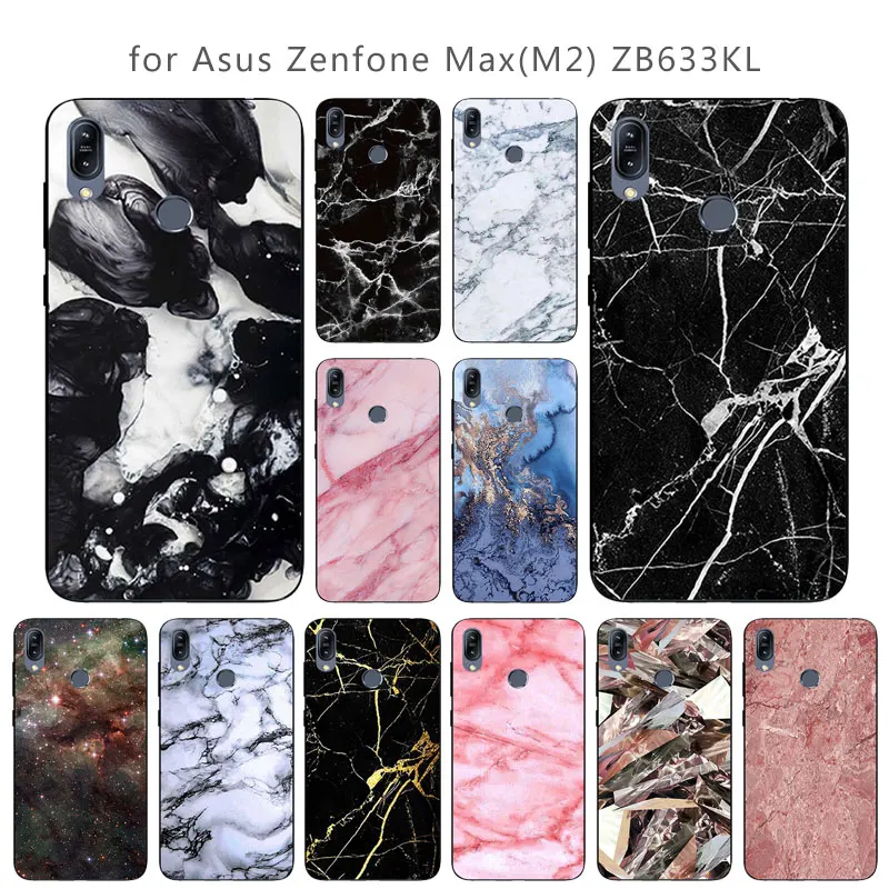

Transparent TPU Phone Case for Asus Zenfone Max (M2) ZB633KL 6.26" Shell Soft Slim Back Cover for Max M2 Full Protection Coque