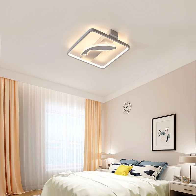 

NEO Gleam Modern Led Chandelier For Bedroom Room Children Room Kids Room White Color Square 110V 220V Ceiling Chandelier Fixture