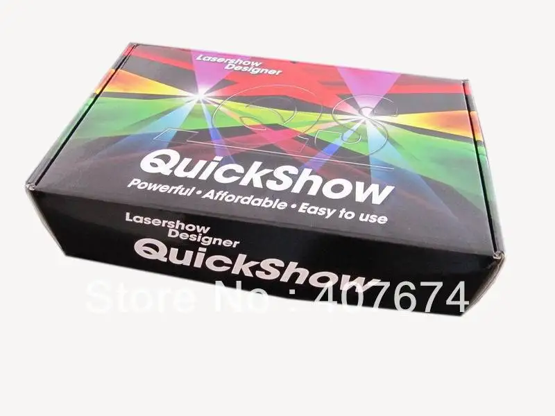 Rasha Hot Koop Laser Show Designer Pangolin QuickShow controller voor ILDA Animatie Laserlicht Creëren uw eigen logo/letters
