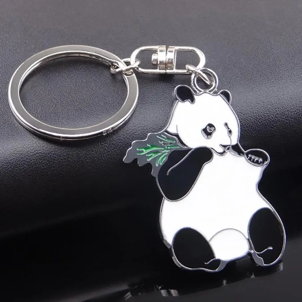 LNRRABC 2018 nuevo Panda titular Metal coche clave llavero encantador moda bolso colgante llavero de regalo llavero lindo llaveros porte clef LNRRABC 2018 nuevo Panda titular Metal coche clave llavero encantador moda bolso colgante llavero de regalo llavero lindo llaveros porte clef