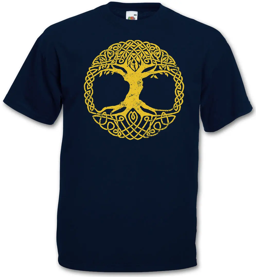 T SHIRT YGGDRASIL TREE LOGO IV Odin Loki Irminsul Of Thor Life S 3XL