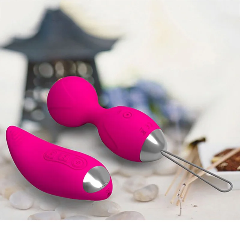 Silicone vibrating eggs wireless vaginal ball (16)