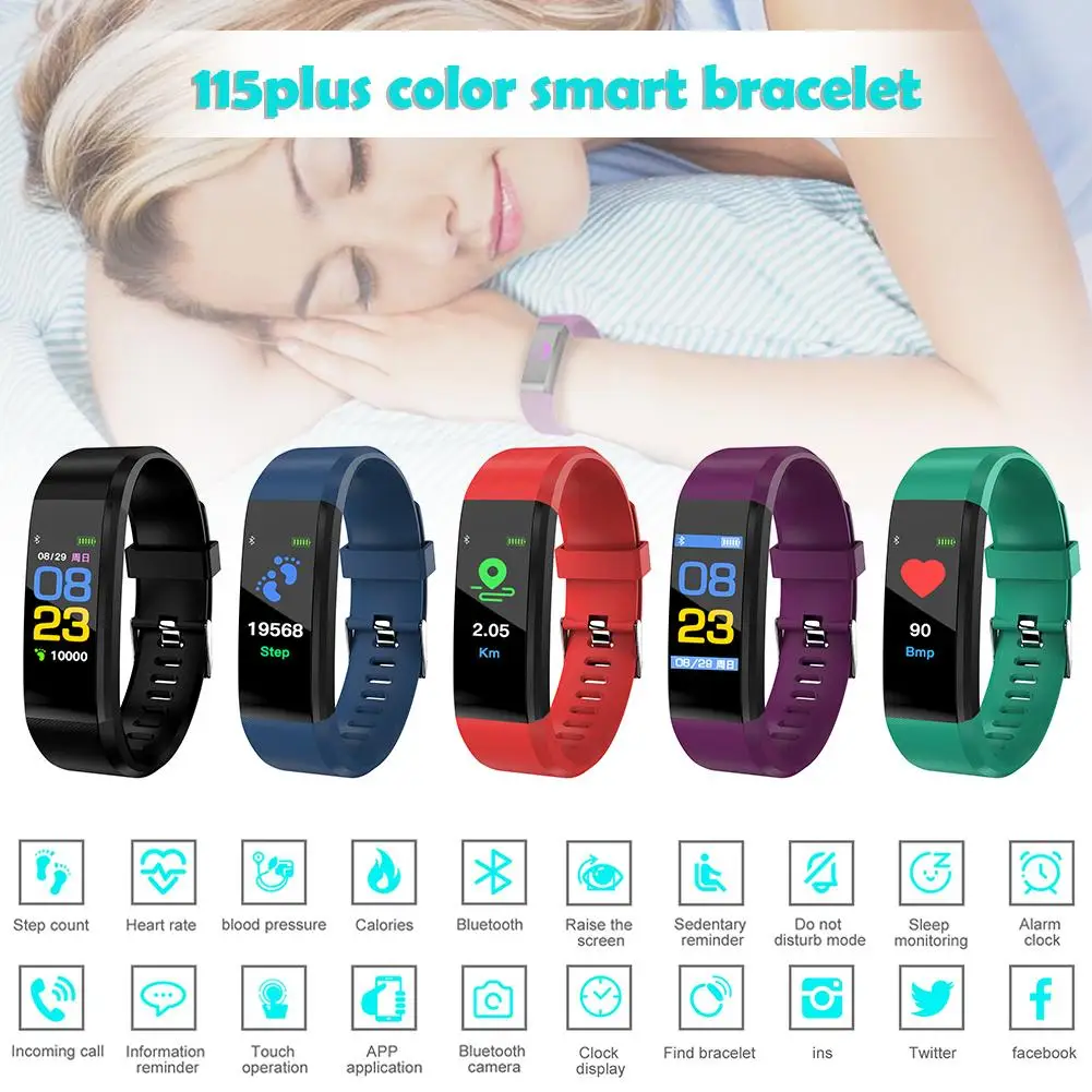 

2019 Hot Smart Watch Men Women Heart Rate Monitor Blood Pressure Fitness Tracker Smartwatch Sport Watch for ios android +BOX