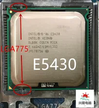 Lntel xeon e5430 e5430 2.66ghz/12m/1333mhz/cpu igual a lga775 core 2 quad q9300 cpu, sem adaptador de necessidade, funciona na placa principal lga775
