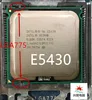 lntel Xeon e5430  E5430 2.66GHz/12M/1333Mhz/CPU equal to LGA775 Core 2 Quad Q9300 CPU,no need adapter,works on LGA775 mainboard ► Photo 1/2