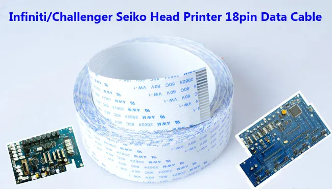 Infiniti/Challenger Seiko Head Printer 18pin Data Cable