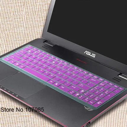 Новинка силиконовый защитный чехол для клавиатуры для ноутбука Asus X540 X540LJ X540S LF5900LF566U VM510L VM590 X540L A556U A553M X556UB - Цвет: Purple