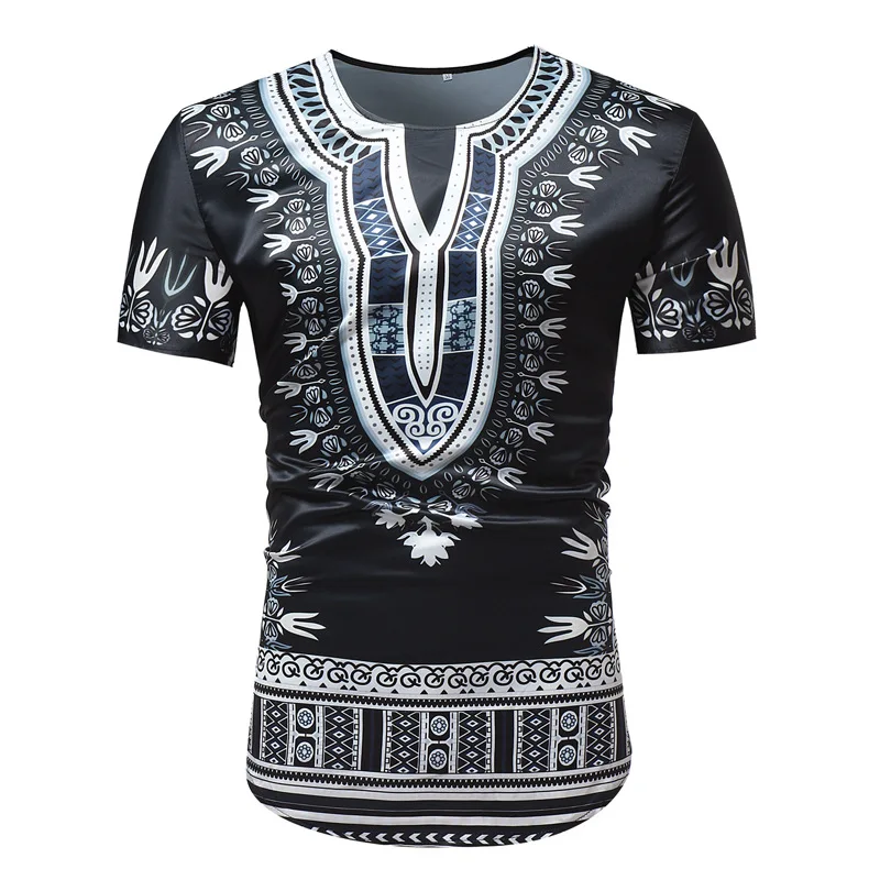 

Africa Clothing African Dashiki Traditional Dashiki Maxi Man Shirt 2018 Brand New Long Sleeve Maxi T Shirt Men African Clothes