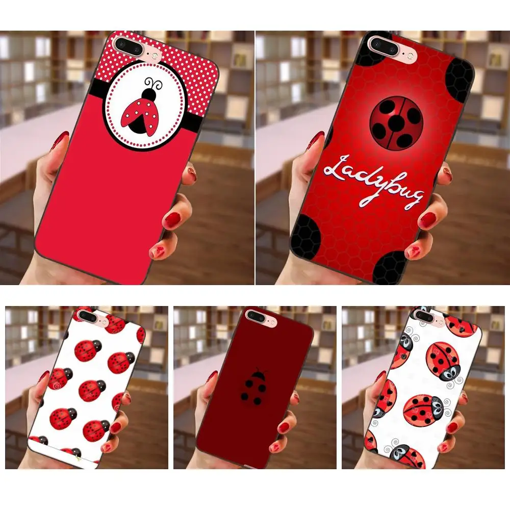 

Red Ladybug For Xiaomi Redmi Note 2 3 4 4A 4X 5 5A 6 6A Plus Pro S2 Y2 TPU Phone Coque