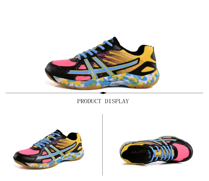 2019 New Sneakers Men Volleyball Shoes Unisex Light Sports Breathable Badminton Shoes Women Sneakers Wear-resistant (9)