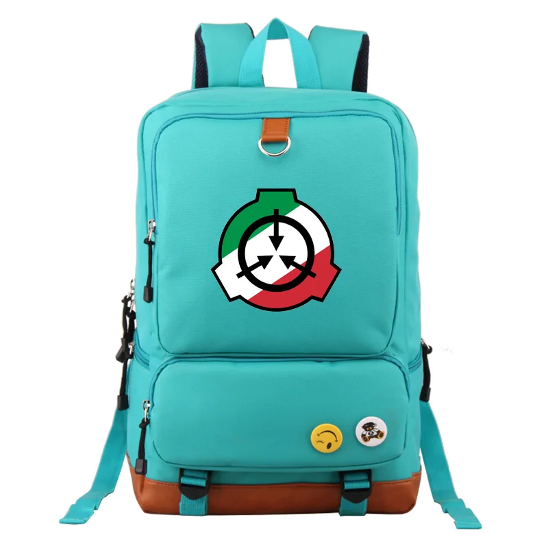 SCP тональный Рюкзак Холщовый для подростков женские сумки на плечо Bookbag ноутбук