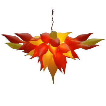 

New Colored Style Blown Glass Custom Crystal Chandelier Lighting