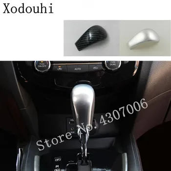 

car styling Head Sequin Trim stick Gear Cover Shift knob control part 1pcs For Nissan X-Trail XTrail T32/Rogue 2014 2015 2016