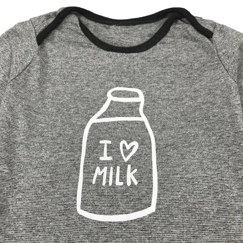 i love milk baby clothes