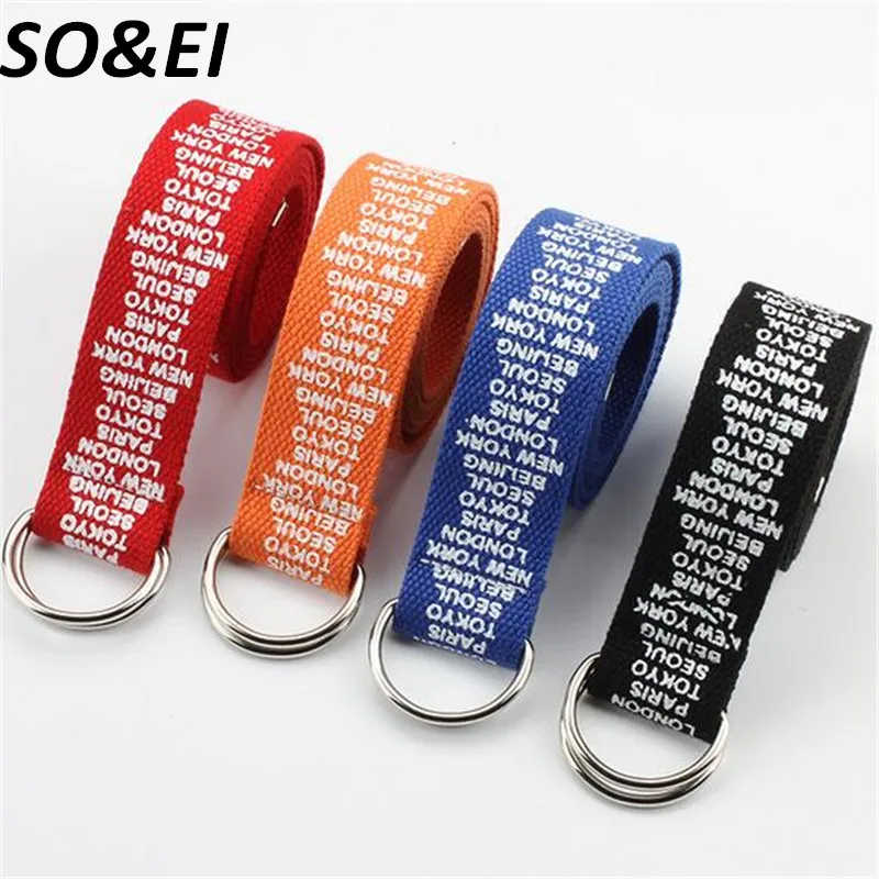 

SOEI Long Belt Men Women Belt Cowboy Cowgirl Punk Style Letter Women Mens Belts Luxury Fashionable Design Street Strap Men Women